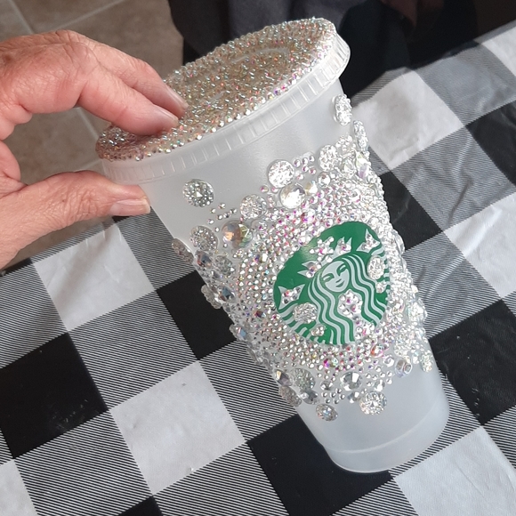 Blinged Starbucks cup
